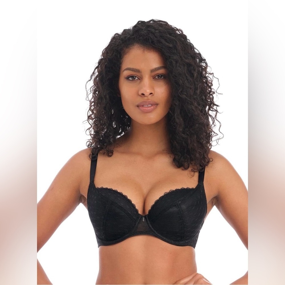 Freya Signature Underwire Padded Plunge Bra Size 36DD